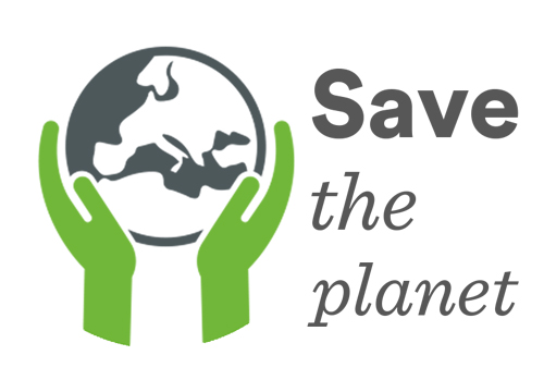 Save the planet grigio pallet usati