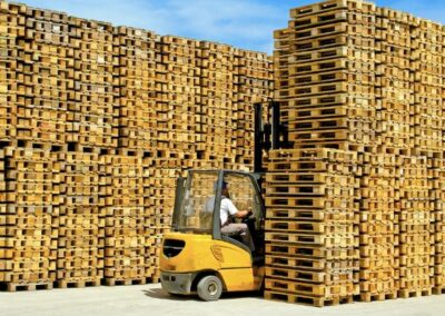 immagine di pallet usato per vantaggi fiscali per i pallet usati